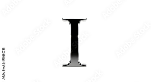 Chrome Letter I