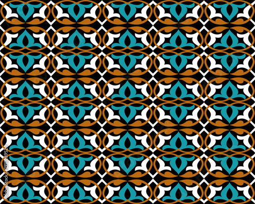 Abstract geometric ethnic pattern design. Aztec fabric carpet  ornament ethnic chevron textile decoration wallpaper. 