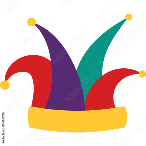 April Fools Hat Illustration