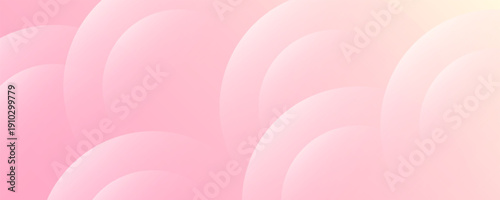 Soft Pink Abstract Background with Transparent Circles, with a modern concept style