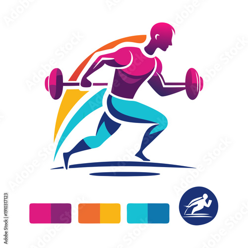 Gym or fitness logo
