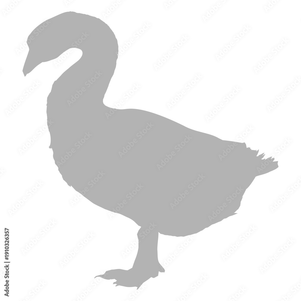 Obraz premium Goose Silhouette Icon