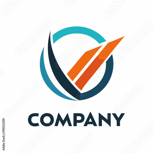 Minimalist type business logo template