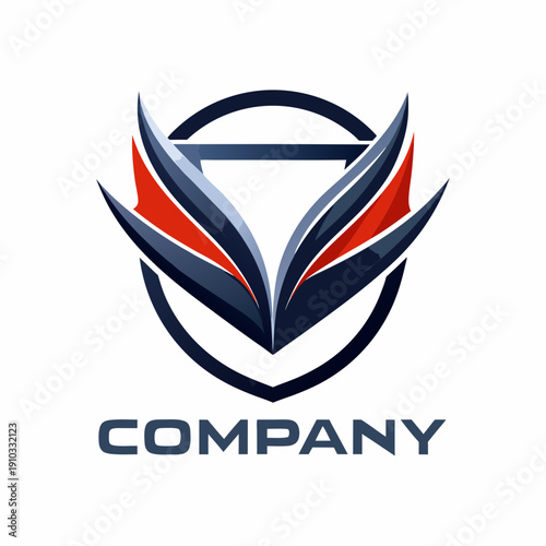 Minimalist type business logo template