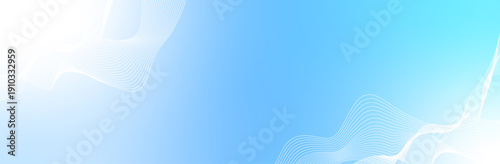 featuring layered blue circular shapes with smooth gradients. Abstract background with geometric line patterns. glowing light circles, smooth transitions Suit for banner