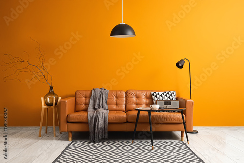 Interior of stylish living ...