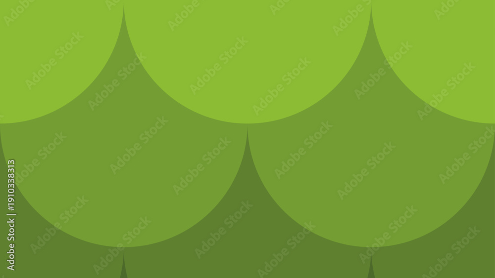 Fototapeta premium Vibrant green abstract background with smooth curves. Vibrant green abstract background with smooth curves and shapes for creative projects
