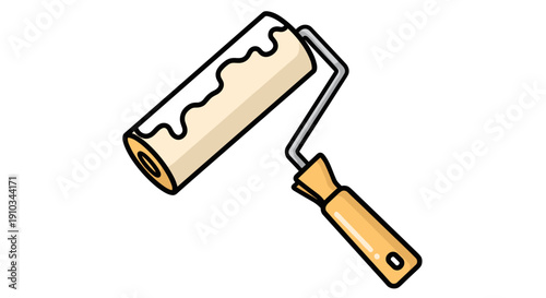 Paint Roller Tool for Home Decoration.