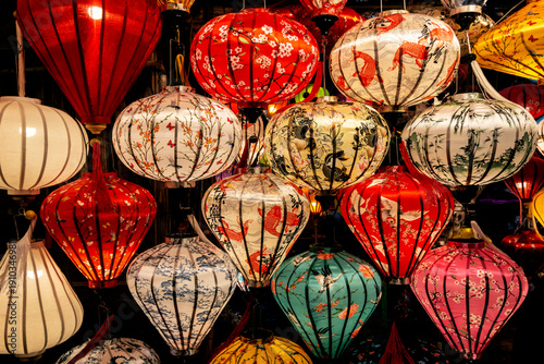 Wallpaper Mural traditional colorful vietnamese lanterns on display at in hoi an vietnam Torontodigital.ca