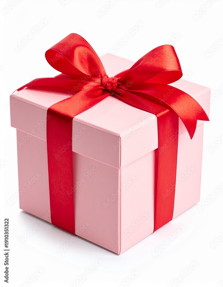 Obraz premium Geschenkbox mit roter Schleife