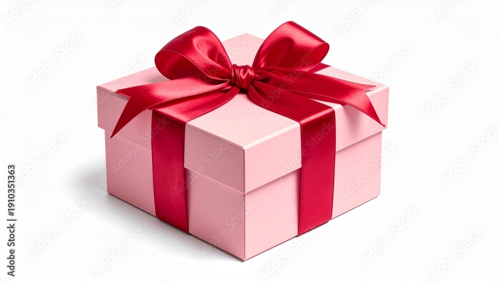Obraz premium Geschenkbox mit roter Schleife