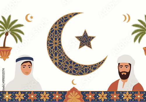 A serene illustration of a woman in traditional clothing, evoking cultural pride and heritage, ideal for cultural awareness campaigns.