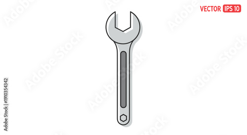 Adjustable Wrench Tool Equipment Hardware.