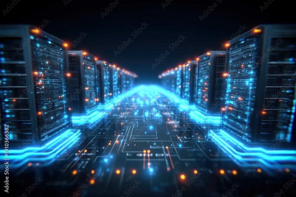 Fototapeta premium Networking reliability increases as FiveG improves Bandwidth control Latency response Infrastructure Communication and Signal