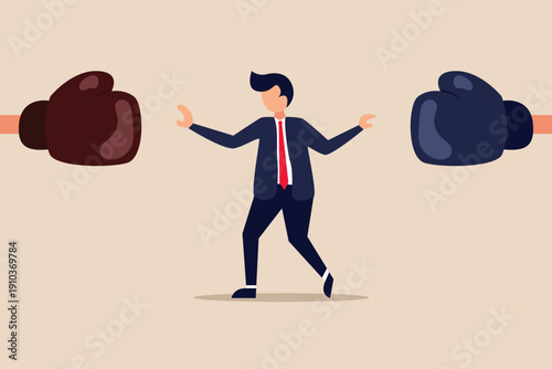 Managing Business Conflict – Decision-Making Under Pressure Illustration