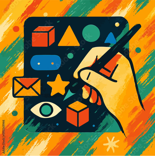 





Social media, digital marketing, video player, content creation, engagement, thumbs up, peace sign, heart icon, notification bell, star, feedback, communication, community, viral, streaming, mul