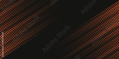 Dots halftone yellow and dark blue color pattern gradient grunge texture background. Dots pop art sport style vector  modern arts