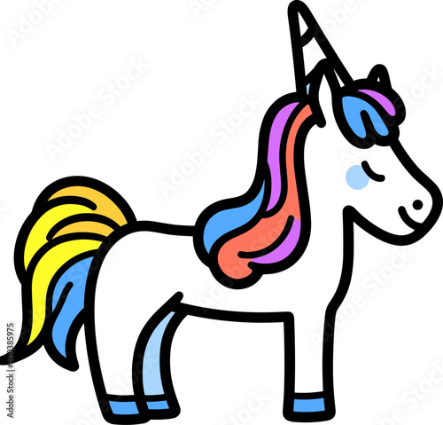 유니콘 캐릭터 일러스트