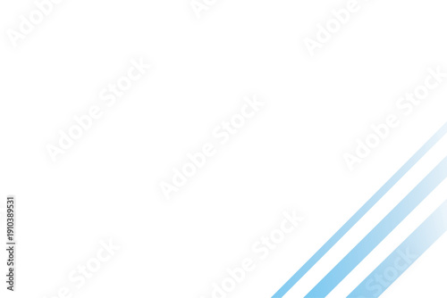 右下に青い3本のラインを配置したミニマルで清潔感のある背景フレーム素材