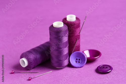 Spool of thread  with needl...
