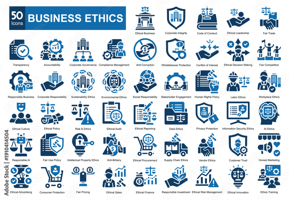 Fototapeta premium Business Ethics