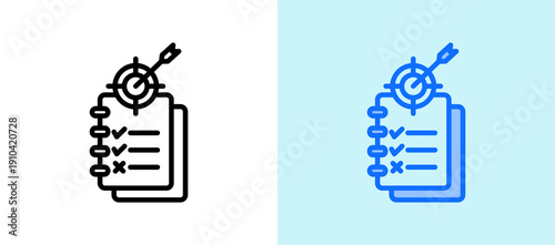 Goal whitegreen icon