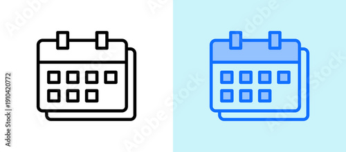 Calendar whitegreen icon