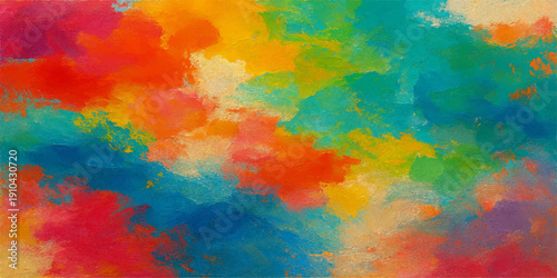 Abstract colorful watercolor painting background