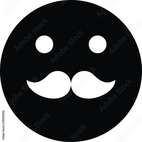 Mustache Emoji Icon