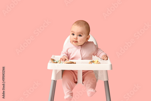 Cute little baby with toys ...