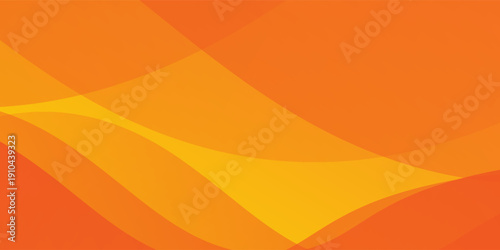 Abstract Blurry Orange Yellow Wave Background Design  Fresh Orange Yellow Stylish Background Template Vector nice orange energy