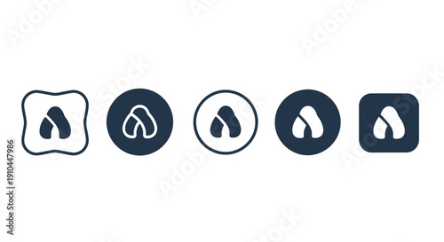 abstract logo design, modern symbol, app icon, ui element, brand identity