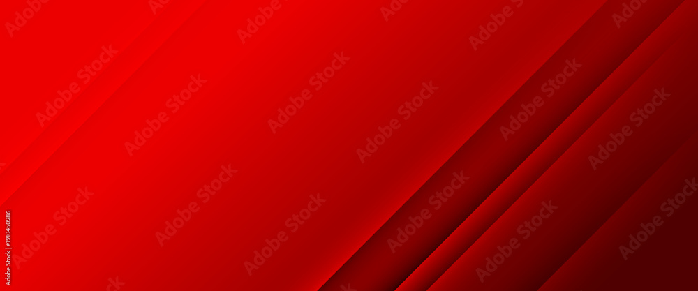 Obraz premium Abstract red color background. banner background. colorful, bright red gradation, slash, memphis, modern design