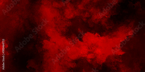 Abstract black and red fantasy watercolor background abstract fire flame grunge texture background .Old vintage grunge pattern distressed bright red paper .decorative pattern background	