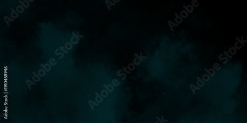 abstract cloud and vapor texture background. Black and blue smoke aquarelle smudge illustration smooth grungy smokey light pastel colors ink glow. Teal color powder explosion	
