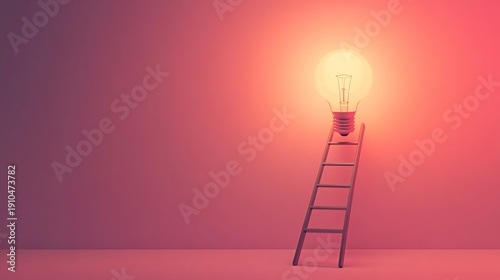 Creative inspiration bulbs and ladders