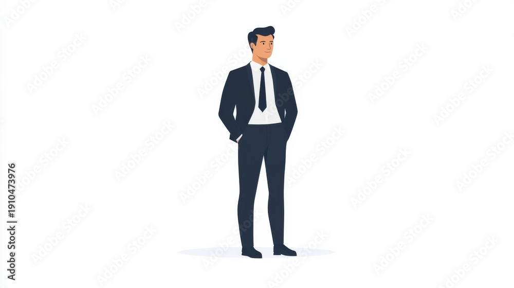 Obraz premium Self-confident image of business elite