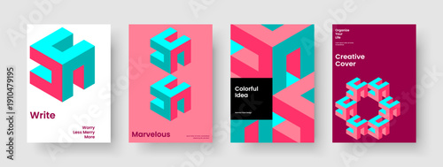 Geometric Brochure Layout. Isolated Background Template. Abstract Book Cover Design. Business Presentation. Poster. Flyer. Report. Banner. Newsletter. Pamphlet. Handbill. Portfolio. Advertising