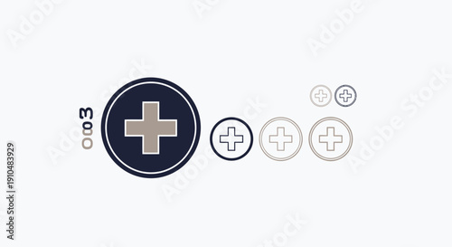 medical plus sign icon, healthcare symbol, emergency button, medicine logo