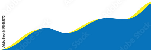 Separator shapes for website. curve lines, wave frame for page isolated on white. vector blue illustration . EPS 10 .