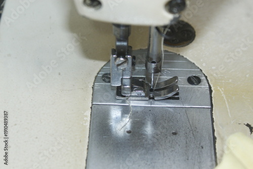Sewing Tools and Equipment with a Sewing project on a Boutique Shop