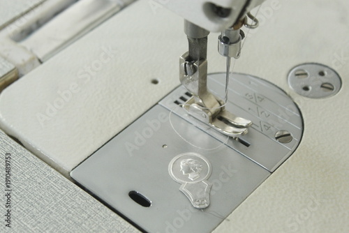 Sewing Tools and Equipment with a Sewing project on a Boutique Shop