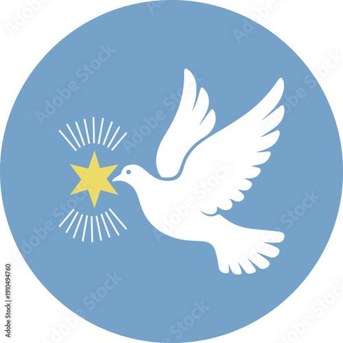 freedom Peace dove icon