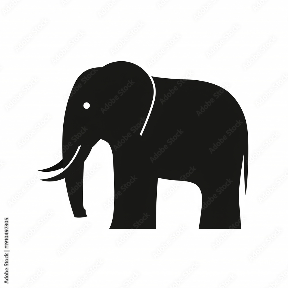 Fototapeta premium elephant silhouette