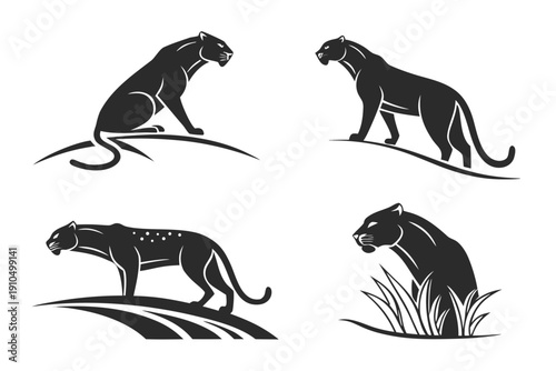 Minimalist icon representing a vector file format