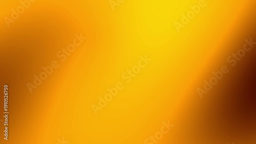 This dynamic and vibrant abstract background features a seamless gradient transition, moving smoothly between cheerful bright yellow, warm golden orange, and rich amber tones. The soft color shift cre