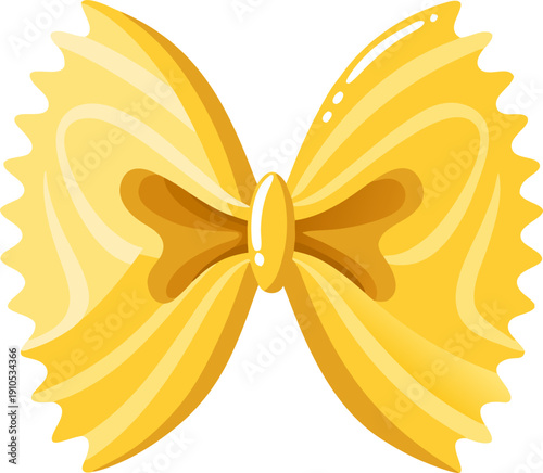 raw farfalle type pasta