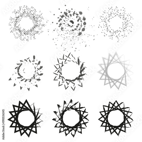 звезды треугольные 1