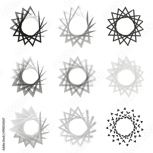 звезды треугольные 3