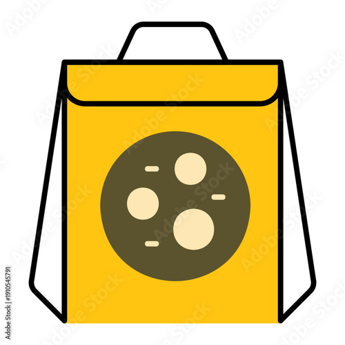 Delivery bag with pizza